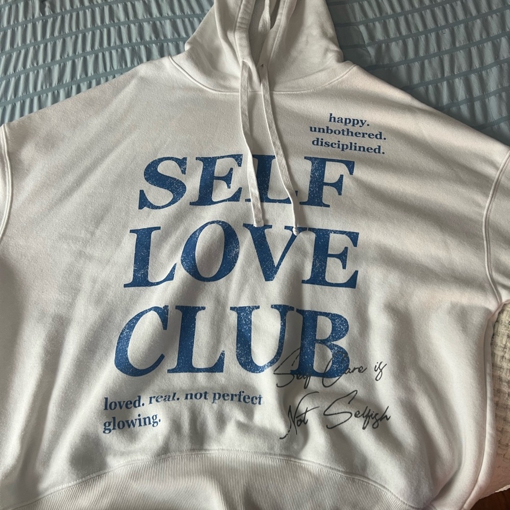 Cute self love club hoodie from target size large